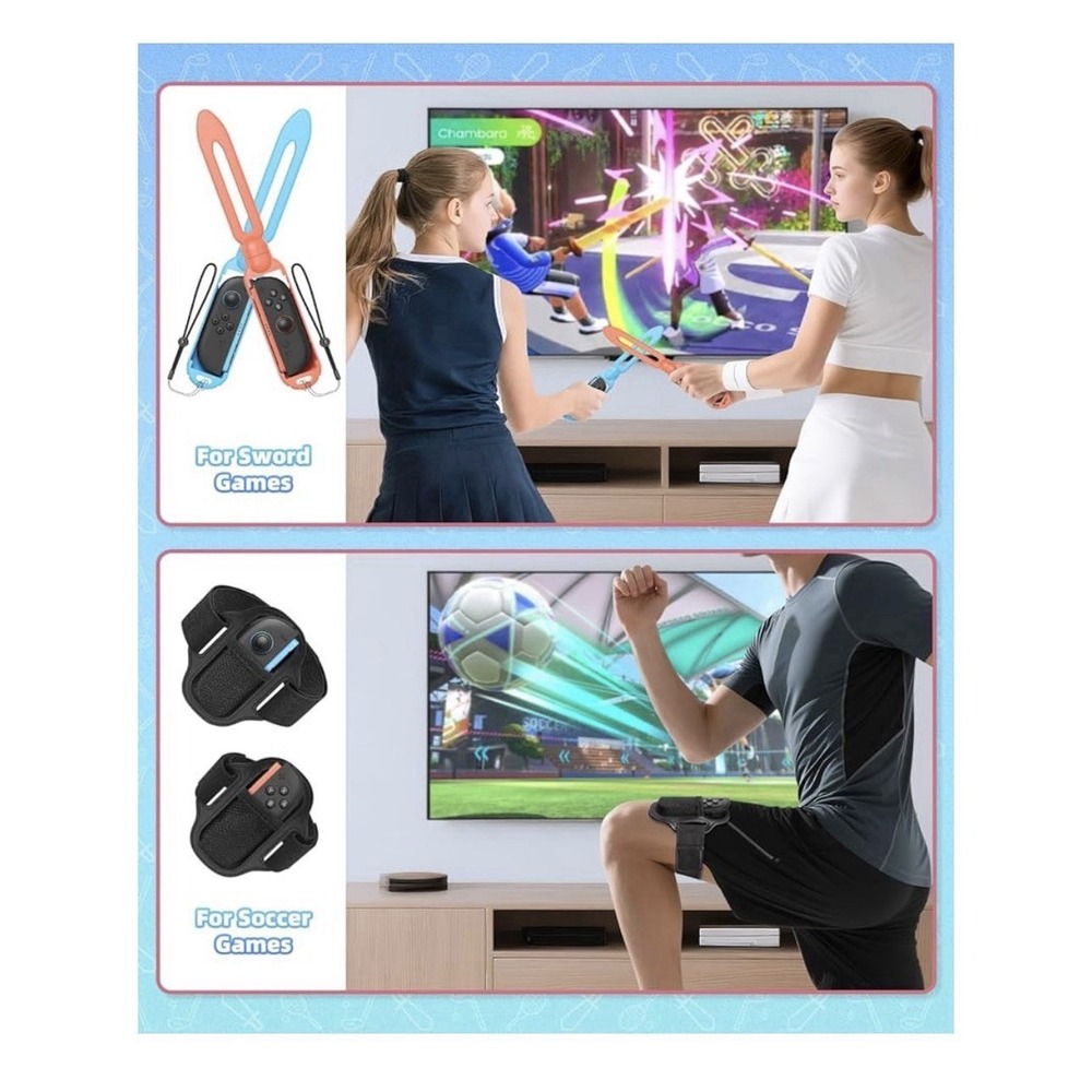 Kova For Nintendo Switch 2 Sport Accessories Bundle & Stand Sports Pack - Picture 5 of 9